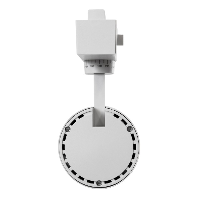 Globostar BEAMTRACK 60814 Μονοφασικό Φωτιστικό Σποτ Ράγας LED 30W 230V 3600lm 30° Acrylic HQ LENS AC 220-240V IP20 Φ7.4 x Υ17.9cm Θερμό Λευκό 3000k - EUROTRACK® System 1L+1N - Λευκό - Bridgelux Chip - TUV Certified Driver - 5 Χρόνια Εγγύηση