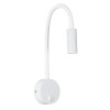 GloboStar® GOOSE 60876 Μοντέρνο Φωτιστικό Τοίχου - Απλίκα Ξενοδοχείου Bed Side LED 3W 300lm 36° AC 220-240V - Reading Light - Μ6.5 x Π15 x Υ24.5cm - Φυσικό Λευκό 4500K - Λευκό - 3 Xρόνια Εγγύηση