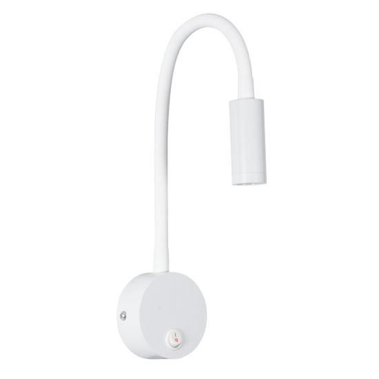 GloboStar® GOOSE 60876 Μοντέρνο Φωτιστικό Τοίχου - Απλίκα Ξενοδοχείου Bed Side LED 3W 300lm 36° AC 220-240V - Reading Light - Μ6.5 x Π15 x Υ24.5cm - Φυσικό Λευκό 4500K - Λευκό - 3 Xρόνια Εγγύηση GloboStar® GOOSE 60876 Μοντέρνο Φωτιστικό Τοίχου - Απλίκα Ξενοδοχείου Bed Side LED 3W 300lm 36° AC 220-240V - Reading Light - Μ6.5 x Π15 x Υ24.5cm - Φυσικό Λευκό 4500K - Λευκό - 3 Xρόνια Εγγύηση