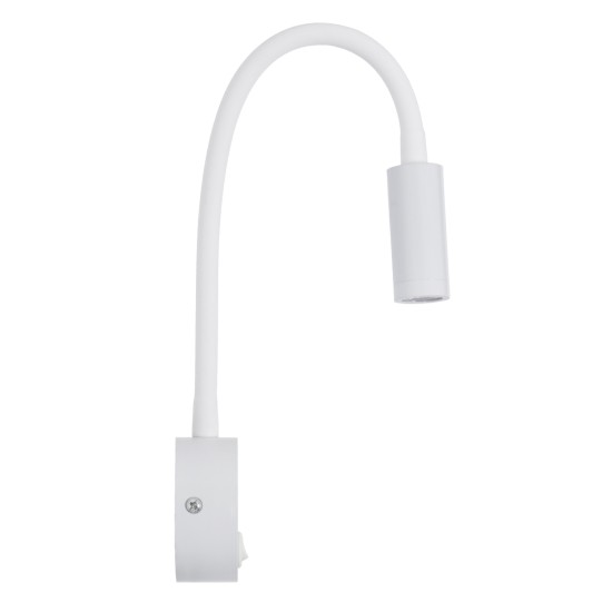 GloboStar® GOOSE 60876 Μοντέρνο Φωτιστικό Τοίχου - Απλίκα Ξενοδοχείου Bed Side LED 3W 300lm 36° AC 220-240V - Reading Light - Μ6.5 x Π15 x Υ24.5cm - Φυσικό Λευκό 4500K - Λευκό - 3 Xρόνια Εγγύηση GloboStar® GOOSE 60876 Μοντέρνο Φωτιστικό Τοίχου - Απλίκα Ξενοδοχείου Bed Side LED 3W 300lm 36° AC 220-240V - Reading Light - Μ6.5 x Π15 x Υ24.5cm - Φυσικό Λευκό 4500K - Λευκό - 3 Xρόνια Εγγύηση