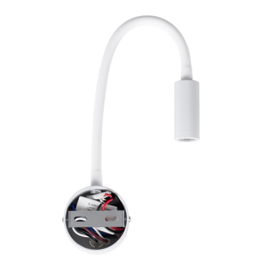 GloboStar® GOOSE 60876 Μοντέρνο Φωτιστικό Τοίχου - Απλίκα Ξενοδοχείου Bed Side LED 3W 300lm 36° AC 220-240V - Reading Light - Μ6.5 x Π15 x Υ24.5cm - Φυσικό Λευκό 4500K - Λευκό - 3 Xρόνια Εγγύηση GloboStar® GOOSE 60876 Μοντέρνο Φωτιστικό Τοίχου - Απλίκα Ξενοδοχείου Bed Side LED 3W 300lm 36° AC 220-240V - Reading Light - Μ6.5 x Π15 x Υ24.5cm - Φυσικό Λευκό 4500K - Λευκό - 3 Xρόνια Εγγύηση