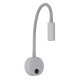 GloboStar® GOOSE 60877 Μοντέρνο Φωτιστικό Τοίχου - Απλίκα Ξενοδοχείου Bed Side LED 3W 300lm 36° AC 220-240V - Reading Light - Μ6.5 x Π15 x Υ24.5cm - Φυσικό Λευκό 4500K - Γκρι Ανθρακί - 3 Xρόνια Εγγύηση GloboStar® GOOSE 60877 Μοντέρνο Φωτιστικό Τοίχου - Απλίκα Ξενοδοχείου Bed Side LED 3W 300lm 36° AC 220-240V - Reading Light - Μ6.5 x Π15 x Υ24.5cm - Φυσικό Λευκό 4500K - Γκρι Ανθρακί - 3 Xρόνια Εγγύηση