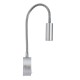 GloboStar® GOOSE 60879 Μοντέρνο Φωτιστικό Τοίχου - Απλίκα Ξενοδοχείου Bed Side LED 3W 300lm 36° AC 220-240V - Reading Light - Μ6.5 x Π15 x Υ24.5cm - Φυσικό Λευκό 4500K - Ασημί Νίκελ - 3 Xρόνια Εγγύηση GloboStar® GOOSE 60879 Μοντέρνο Φωτιστικό Τοίχου - Απλίκα Ξενοδοχείου Bed Side LED 3W 300lm 36° AC 220-240V - Reading Light - Μ6.5 x Π15 x Υ24.5cm - Φυσικό Λευκό 4500K - Ασημί Νίκελ - 3 Xρόνια Εγγύηση