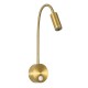 GloboStar® GOOSE 60880 Μοντέρνο Φωτιστικό Τοίχου - Απλίκα Ξενοδοχείου Bed Side LED 3W 300lm 36° AC 220-240V - Reading Light - Μ6.5 x Π15 x Υ24.5cm - Φυσικό Λευκό 4500K - Χρυσό Βούρτσας - 3 Xρόνια Εγγύηση GloboStar® GOOSE 60880 Μοντέρνο Φωτιστικό Τοίχου - Απλίκα Ξενοδοχείου Bed Side LED 3W 300lm 36° AC 220-240V - Reading Light - Μ6.5 x Π15 x Υ24.5cm - Φυσικό Λευκό 4500K - Χρυσό Βούρτσας - 3 Xρόνια Εγγύηση