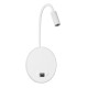 GloboStar® GOOSE 60881 Μοντέρνο Φωτιστικό Τοίχου - Απλίκα Ξενοδοχείου Bed Side LED 6W 600lm 36° & 360° AC 220-240V - Reading Light & 360° Κρυφός Φωτισμός - Φορτιστής USB 3A - Μ15.5 x Π15 x Υ30.5cm - Φυσικό Λευκό 4500K - Λευκό - 3 Xρόνια Εγγύηση GloboStar® GOOSE 60881 Μοντέρνο Φωτιστικό Τοίχου - Απλίκα Ξενοδοχείου Bed Side LED 6W 600lm 36° & 360° AC 220-240V - Reading Light & 360° Κρυφός Φωτισμός - Φορτιστής USB 3A - Μ15.5 x Π15 x Υ30.5cm - Φυσικό Λευκό 4500K - Λευκό - 3 Xρόνια Εγγύηση