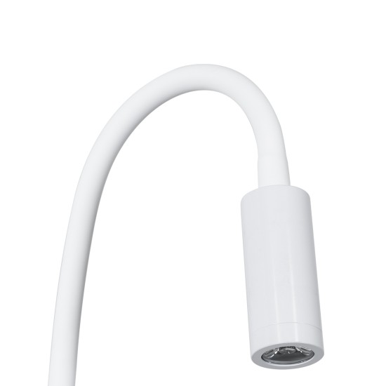 GloboStar® GOOSE 60881 Μοντέρνο Φωτιστικό Τοίχου - Απλίκα Ξενοδοχείου Bed Side LED 6W 600lm 36° & 360° AC 220-240V - Reading Light & 360° Κρυφός Φωτισμός - Φορτιστής USB 3A - Μ15.5 x Π15 x Υ30.5cm - Φυσικό Λευκό 4500K - Λευκό - 3 Xρόνια Εγγύηση GloboStar® GOOSE 60881 Μοντέρνο Φωτιστικό Τοίχου - Απλίκα Ξενοδοχείου Bed Side LED 6W 600lm 36° & 360° AC 220-240V - Reading Light & 360° Κρυφός Φωτισμός - Φορτιστής USB 3A - Μ15.5 x Π15 x Υ30.5cm - Φυσικό Λευκό 4500K - Λευκό - 3 Xρόνια Εγγύηση