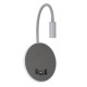 GloboStar® GOOSE 60882 Μοντέρνο Φωτιστικό Τοίχου - Απλίκα Ξενοδοχείου Bed Side LED 6W 600lm 36° & 360° AC 220-240V - Reading Light & 360° Κρυφός Φωτισμός - Φορτιστής USB 3A - Μ15.5 x Π15 x Υ30.5cm - Φυσικό Λευκό 4500K - Γκρι Ανθρακί - 3 Xρόνια Εγγ GloboStar® GOOSE 60882 Μοντέρνο Φωτιστικό Τοίχου - Απλίκα Ξενοδοχείου Bed Side LED 6W 600lm 36° & 360° AC 220-240V - Reading Light & 360° Κρυφός Φωτισμός - Φορτιστής USB 3A - Μ15.5 x Π15 x Υ30.5cm - Φυσικό Λευκό 4500K - Γκρι Ανθρακί - 3 Xρόνια Εγγ