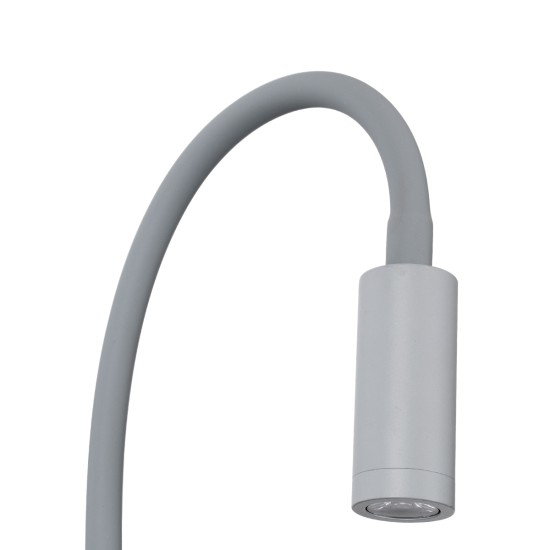 GloboStar® GOOSE 60882 Μοντέρνο Φωτιστικό Τοίχου - Απλίκα Ξενοδοχείου Bed Side LED 6W 600lm 36° & 360° AC 220-240V - Reading Light & 360° Κρυφός Φωτισμός - Φορτιστής USB 3A - Μ15.5 x Π15 x Υ30.5cm - Φυσικό Λευκό 4500K - Γκρι Ανθρακί - 3 Xρόνια Εγγ GloboStar® GOOSE 60882 Μοντέρνο Φωτιστικό Τοίχου - Απλίκα Ξενοδοχείου Bed Side LED 6W 600lm 36° & 360° AC 220-240V - Reading Light & 360° Κρυφός Φωτισμός - Φορτιστής USB 3A - Μ15.5 x Π15 x Υ30.5cm - Φυσικό Λευκό 4500K - Γκρι Ανθρακί - 3 Xρόνια Εγγ