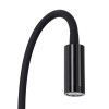 GloboStar® GOOSE 60883 Μοντέρνο Φωτιστικό Τοίχου - Απλίκα Ξενοδοχείου Bed Side LED 6W 600lm 36° & 360° AC 220-240V - Reading Light & 360° Κρυφός Φωτισμός - Φορτιστής USB 3A - Μ15.5 x Π15 x Υ30.5cm - Φυσικό Λευκό 4500K - Μαύρο - 3 Xρόνια Εγγύηση