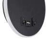 GloboStar® GOOSE 60883 Μοντέρνο Φωτιστικό Τοίχου - Απλίκα Ξενοδοχείου Bed Side LED 6W 600lm 36° & 360° AC 220-240V - Reading Light & 360° Κρυφός Φωτισμός - Φορτιστής USB 3A - Μ15.5 x Π15 x Υ30.5cm - Φυσικό Λευκό 4500K - Μαύρο - 3 Xρόνια Εγγύηση