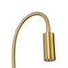 GloboStar® GOOSE 60885 Μοντέρνο Φωτιστικό Τοίχου - Απλίκα Ξενοδοχείου Bed Side LED 6W 600lm 36° & 360° AC 220-240V - Reading Light & 360° Κρυφός Φωτισμός - Φορτιστής USB 3A - Μ15.5 x Π15 x Υ30.5cm - Φυσικό Λευκό 4500K - Χρυσό Βούρτσας - 3 Xρόνια Ε