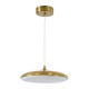 GloboStar® BARON 60886 Κρεμαστή Πλαφονιέρα Οροφής LED CCT 12W 1440lm 120° AC 220-240V - Εναλλαγή Φωτισμού μέσω Διακόπτη On/Off All In One Ψυχρό 6000k+Φυσικό 4500k+Θερμό 2700k Φ25 x Υ8cm - Χρυσό Πλατίνα - 3 Years Warranty GloboStar® BARON 60886 Κρεμαστή Πλαφονιέρα Οροφής LED CCT 12W 1440lm 120° AC 220-240V - Εναλλαγή Φωτισμού μέσω Διακόπτη On/Off All In One Ψυχρό 6000k+Φυσικό 4500k+Θερμό 2700k Φ25 x Υ8cm - Χρυσό Πλατίνα - 3 Years Warranty