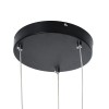 GloboStar® KIBOO-TRIO 60931 Κρεμαστό Φωτιστικό Οροφής Design LED CCT 90W 10350lm 360° AC 220-240V - Εναλλαγή Φωτισμού μέσω Τηλεχειριστηρίου All In One Ψυχρό 6000k+Φυσικό 4500k+Θερμό 2700k Dimmable Μ60 x Π60 x Υ80cm - Μαύρο - 3 Years Warranty