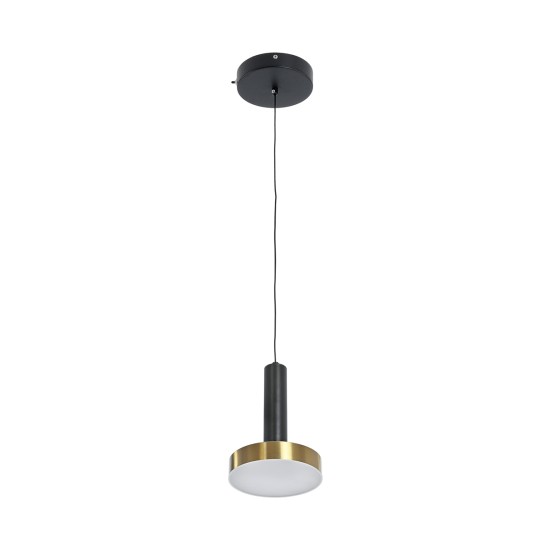 GLOBOSTAR® ZANE 60933 Κρεμαστό Φωτιστικό Design LED CCT 18W 2016lm 120° AC 220-240V IP20 - Εναλλαγή Φωτισμού μέσω Τηλεχειριστηρίου All In One Ψυχρό 6000k+Φυσικό 4500k+Θερμό 2700k Dimmable - Φ15 x Υ20cm - Μαύρο & Χρυσό - 3 Χρόνια Εγγύηση GLOBOSTAR® ZANE 60933 Κρεμαστό Φωτιστικό Design LED CCT 18W 2016lm 120° AC 220-240V IP20 - Εναλλαγή Φωτισμού μέσω Τηλεχειριστηρίου All In One Ψυχρό 6000k+Φυσικό 4500k+Θερμό 2700k Dimmable - Φ15 x Υ20cm - Μαύρο & Χρυσό - 3 Χρόνια Εγγύηση