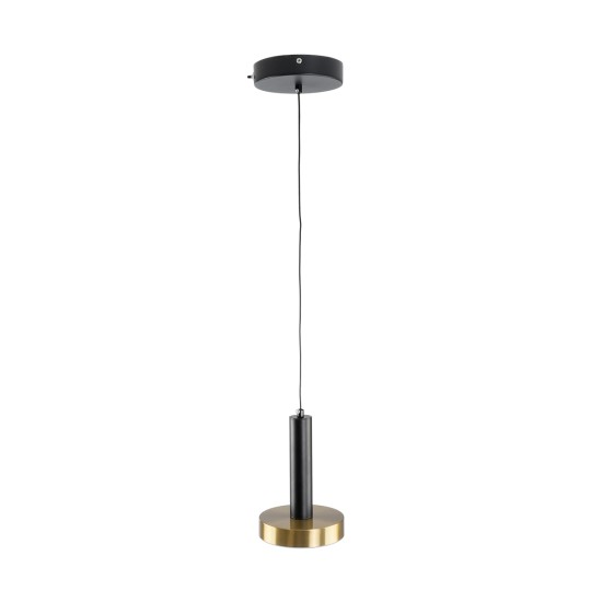 GLOBOSTAR® ZANE 60933 Κρεμαστό Φωτιστικό Design LED CCT 18W 2016lm 120° AC 220-240V IP20 - Εναλλαγή Φωτισμού μέσω Τηλεχειριστηρίου All In One Ψυχρό 6000k+Φυσικό 4500k+Θερμό 2700k Dimmable - Φ15 x Υ20cm - Μαύρο & Χρυσό - 3 Χρόνια Εγγύηση GLOBOSTAR® ZANE 60933 Κρεμαστό Φωτιστικό Design LED CCT 18W 2016lm 120° AC 220-240V IP20 - Εναλλαγή Φωτισμού μέσω Τηλεχειριστηρίου All In One Ψυχρό 6000k+Φυσικό 4500k+Θερμό 2700k Dimmable - Φ15 x Υ20cm - Μαύρο & Χρυσό - 3 Χρόνια Εγγύηση