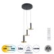 GLOBOSTAR® ZANE 60934 Κρεμαστό Φωτιστικό Design LED CCT 54W 6048lm 120° AC 220-240V IP20 - Εναλλαγή Φωτισμού μέσω Τηλεχειριστηρίου All In One Ψυχρό 6000k+Φυσικό 4500k+Θερμό 2700k Dimmable - Φ40 x Υ20cm - Μαύρο & Χρυσό - 3 Χρόνια Εγγύηση GLOBOSTAR® ZANE 60934 Κρεμαστό Φωτιστικό Design LED CCT 54W 6048lm 120° AC 220-240V IP20 - Εναλλαγή Φωτισμού μέσω Τηλεχειριστηρίου All In One Ψυχρό 6000k+Φυσικό 4500k+Θερμό 2700k Dimmable - Φ40 x Υ20cm - Μαύρο & Χρυσό - 3 Χρόνια Εγγύηση