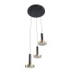 GLOBOSTAR® ZANE 60934 Κρεμαστό Φωτιστικό Design LED CCT 54W 6048lm 120° AC 220-240V IP20 - Εναλλαγή Φωτισμού μέσω Τηλεχειριστηρίου All In One Ψυχρό 6000k+Φυσικό 4500k+Θερμό 2700k Dimmable - Φ40 x Υ20cm - Μαύρο & Χρυσό - 3 Χρόνια Εγγύηση GLOBOSTAR® ZANE 60934 Κρεμαστό Φωτιστικό Design LED CCT 54W 6048lm 120° AC 220-240V IP20 - Εναλλαγή Φωτισμού μέσω Τηλεχειριστηρίου All In One Ψυχρό 6000k+Φυσικό 4500k+Θερμό 2700k Dimmable - Φ40 x Υ20cm - Μαύρο & Χρυσό - 3 Χρόνια Εγγύηση