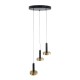 GLOBOSTAR® ZANE 60934 Κρεμαστό Φωτιστικό Design LED CCT 54W 6048lm 120° AC 220-240V IP20 - Εναλλαγή Φωτισμού μέσω Τηλεχειριστηρίου All In One Ψυχρό 6000k+Φυσικό 4500k+Θερμό 2700k Dimmable - Φ40 x Υ20cm - Μαύρο & Χρυσό - 3 Χρόνια Εγγύηση GLOBOSTAR® ZANE 60934 Κρεμαστό Φωτιστικό Design LED CCT 54W 6048lm 120° AC 220-240V IP20 - Εναλλαγή Φωτισμού μέσω Τηλεχειριστηρίου All In One Ψυχρό 6000k+Φυσικό 4500k+Θερμό 2700k Dimmable - Φ40 x Υ20cm - Μαύρο & Χρυσό - 3 Χρόνια Εγγύηση