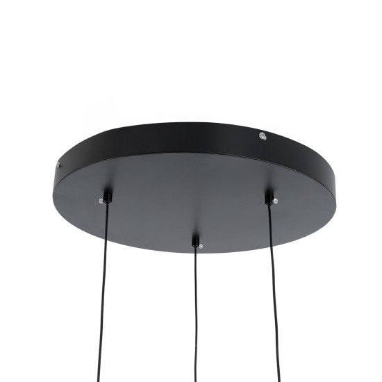 GLOBOSTAR® ZANE 60934 Κρεμαστό Φωτιστικό Design LED CCT 54W 6048lm 120° AC 220-240V IP20 - Εναλλαγή Φωτισμού μέσω Τηλεχειριστηρίου All In One Ψυχρό 6000k+Φυσικό 4500k+Θερμό 2700k Dimmable - Φ40 x Υ20cm - Μαύρο & Χρυσό - 3 Χρόνια Εγγύηση GLOBOSTAR® ZANE 60934 Κρεμαστό Φωτιστικό Design LED CCT 54W 6048lm 120° AC 220-240V IP20 - Εναλλαγή Φωτισμού μέσω Τηλεχειριστηρίου All In One Ψυχρό 6000k+Φυσικό 4500k+Θερμό 2700k Dimmable - Φ40 x Υ20cm - Μαύρο & Χρυσό - 3 Χρόνια Εγγύηση
