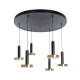 GLOBOSTAR® ZANE 60935 Κρεμαστό Φωτιστικό Design LED CCT 100W 11200lm 120° AC 220-240V IP20 - Εναλλαγή Φωτισμού μέσω Τηλεχειριστηρίου All In One Ψυχρό 6000k+Φυσικό 4500k+Θερμό 2700k Dimmable - Φ80 x Υ20cm - Μαύρο & Χρυσό - 3 Χρόνια Εγγύηση GLOBOSTAR® ZANE 60935 Κρεμαστό Φωτιστικό Design LED CCT 100W 11200lm 120° AC 220-240V IP20 - Εναλλαγή Φωτισμού μέσω Τηλεχειριστηρίου All In One Ψυχρό 6000k+Φυσικό 4500k+Θερμό 2700k Dimmable - Φ80 x Υ20cm - Μαύρο & Χρυσό - 3 Χρόνια Εγγύηση