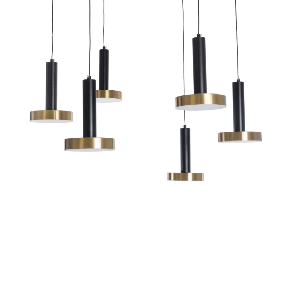 GLOBOSTAR® ZANE 60935 Κρεμαστό Φωτιστικό Design LED CCT 100W 11200lm 120° AC 220-240V IP20 - Εναλλαγή Φωτισμού μέσω Τηλεχειριστηρίου All In One Ψυχρό 6000k+Φυσικό 4500k+Θερμό 2700k Dimmable - Φ80 x Υ20cm - Μαύρο & Χρυσό - 3 Χρόνια Εγγύηση GLOBOSTAR® ZANE 60935 Κρεμαστό Φωτιστικό Design LED CCT 100W 11200lm 120° AC 220-240V IP20 - Εναλλαγή Φωτισμού μέσω Τηλεχειριστηρίου All In One Ψυχρό 6000k+Φυσικό 4500k+Θερμό 2700k Dimmable - Φ80 x Υ20cm - Μαύρο & Χρυσό - 3 Χρόνια Εγγύηση