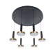 GLOBOSTAR® ZANE 60935 Κρεμαστό Φωτιστικό Design LED CCT 100W 11200lm 120° AC 220-240V IP20 - Εναλλαγή Φωτισμού μέσω Τηλεχειριστηρίου All In One Ψυχρό 6000k+Φυσικό 4500k+Θερμό 2700k Dimmable - Φ80 x Υ20cm - Μαύρο & Χρυσό - 3 Χρόνια Εγγύηση GLOBOSTAR® ZANE 60935 Κρεμαστό Φωτιστικό Design LED CCT 100W 11200lm 120° AC 220-240V IP20 - Εναλλαγή Φωτισμού μέσω Τηλεχειριστηρίου All In One Ψυχρό 6000k+Φυσικό 4500k+Θερμό 2700k Dimmable - Φ80 x Υ20cm - Μαύρο & Χρυσό - 3 Χρόνια Εγγύηση