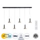 GLOBOSTAR® ZANE 60937 Κρεμαστό Φωτιστικό Design LED CCT 100W 11200lm 120° AC 220-240V IP20 - Εναλλαγή Φωτισμού μέσω Τηλεχειριστηρίου All In One Ψυχρό 6000k+Φυσικό 4500k+Θερμό 2700k Dimmable - Μ160 x Π15 x Υ20cm - Μαύρο & Χρυσό - 3 Χρόνια Εγγύηση GLOBOSTAR® ZANE 60937 Κρεμαστό Φωτιστικό Design LED CCT 100W 11200lm 120° AC 220-240V IP20 - Εναλλαγή Φωτισμού μέσω Τηλεχειριστηρίου All In One Ψυχρό 6000k+Φυσικό 4500k+Θερμό 2700k Dimmable - Μ160 x Π15 x Υ20cm - Μαύρο & Χρυσό - 3 Χρόνια Εγγύηση