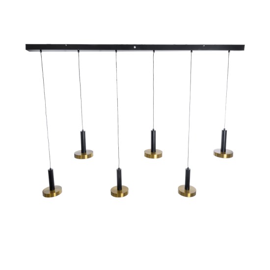 GLOBOSTAR® ZANE 60937 Κρεμαστό Φωτιστικό Design LED CCT 100W 11200lm 120° AC 220-240V IP20 - Εναλλαγή Φωτισμού μέσω Τηλεχειριστηρίου All In One Ψυχρό 6000k+Φυσικό 4500k+Θερμό 2700k Dimmable - Μ160 x Π15 x Υ20cm - Μαύρο & Χρυσό - 3 Χρόνια Εγγύηση GLOBOSTAR® ZANE 60937 Κρεμαστό Φωτιστικό Design LED CCT 100W 11200lm 120° AC 220-240V IP20 - Εναλλαγή Φωτισμού μέσω Τηλεχειριστηρίου All In One Ψυχρό 6000k+Φυσικό 4500k+Θερμό 2700k Dimmable - Μ160 x Π15 x Υ20cm - Μαύρο & Χρυσό - 3 Χρόνια Εγγύηση