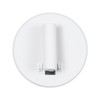 GloboStar® LADY-R 60939 Μοντέρνο Φωτιστικό Τοίχου - Απλίκα Ξενοδοχείου Bed Side LED 6W 600lm 36° & 360° AC 220-240V - Reading Light & Κρυφός Φωτισμός - Φορτιστής USB 3A - Φ15 x Υ7cm - Φυσικό Λευκό 4500K - Λευκό - 3 Χρόνια Εγγύηση