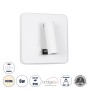 GLOBOSTAR® LADY-S 60943 Μοντέρνο Φωτιστικό Τοίχου - Απλίκα Ξενοδοχείου Reading Light με Φορτιστή USB 3A LED 6W 600lm 36° & 360° AC 220-240V IP20 Φυσικό Λευκό 4500K - Bridgelux COB Chip & TÜV SÜD Driver - Λευκό Ματ - Μ15 x Π15 x Υ7cm - 3 Χρόνια Εγγ