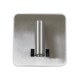 GloboStar® LADY-S 60945 Μοντέρνο Φωτιστικό Τοίχου - Απλίκα Ξενοδοχείου Bed Side LED 6W 600lm 36° & 360° AC 220-240V - Reading Light & Κρυφός Φωτισμός - Φορτιστής USB 3A - Μ15 x Π15 x Υ7cm - Φυσικό Λευκό 4500K - Νίκελ Βούρτσας- 3 Χρόνια Εγγύηση