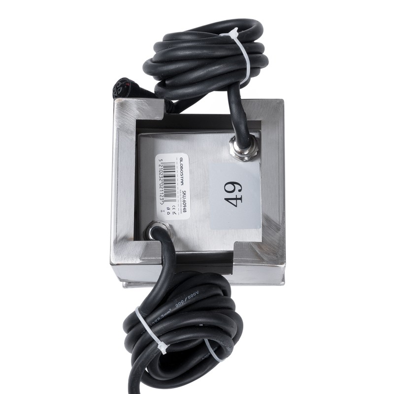 GloboStar® CYBOLITHOS 60948 Χωνευτό Φωτιστικό Σποτ Δαπέδου LED 2W 200lm 120° DC 24V Αδιάβροχο IP68 IK06 Μ10 x Π10 x Υ8cm RGB Dimmable - Tempered Γαλακτερό Γυαλί & Ανοξείδωτο Ατσάλι - Bridgelux Chip - 3 Χρόνια Εγγύηση