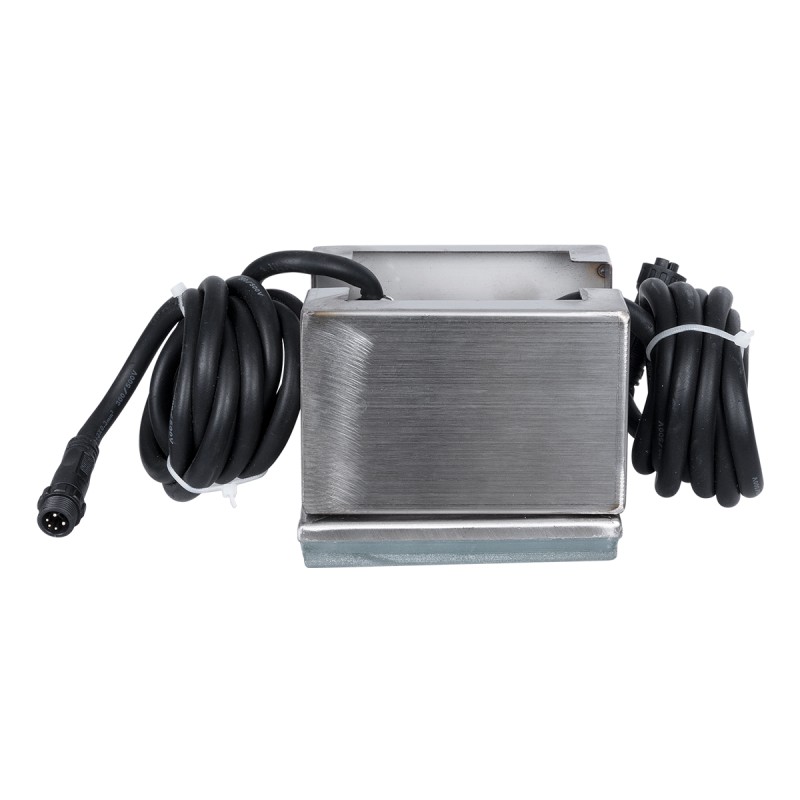 GloboStar® CYBOLITHOS 60948 Χωνευτό Φωτιστικό Σποτ Δαπέδου LED 2W 200lm 120° DC 24V Αδιάβροχο IP68 IK06 Μ10 x Π10 x Υ8cm RGB Dimmable - Tempered Γαλακτερό Γυαλί & Ανοξείδωτο Ατσάλι - Bridgelux Chip - 3 Χρόνια Εγγύηση