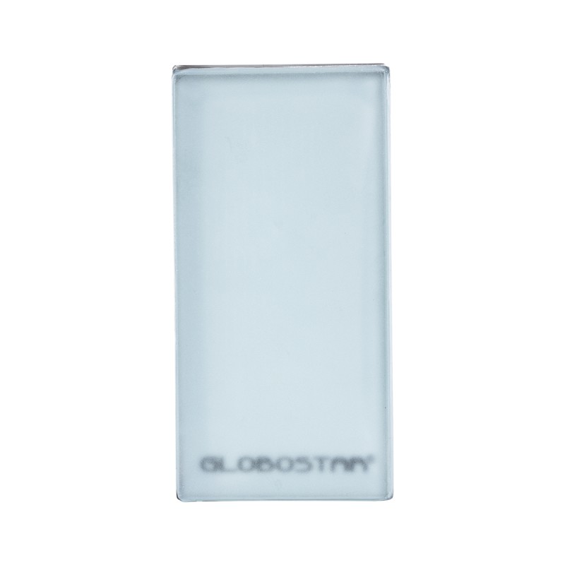 GloboStar® CYBOLITHOS 60952 Χωνευτό Φωτιστικό Σποτ Δαπέδου LED 4W 400lm 120° DC 24V Αδιάβροχο IP68 IK06 Μ20 x Π10 x Υ8cm Μπλε Dimmable - Tempered Γαλακτερό Γυαλί & Ανοξείδωτο Ατσάλι - Bridgelux Chip - 3 Χρόνια Εγγύηση