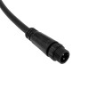 GLOBOSTAR® CONNECTOR 60955 2 Pin Καλώδιο/Επέκταση Ι 1 Μέτρου με Είσοδο 1 x Αρσενικό Βύσμα & Έξοδο 1 x Θηλυκό Βύσμα Αδιάβροχο IP68 - Μαύρο - Μ100 x Π1.5 x Υ1.5cm