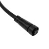 GLOBOSTAR® CONNECTOR 60955 2 Pin Καλώδιο/Επέκταση Ι 1 Μέτρου με Είσοδο 1 x Αρσενικό Βύσμα & Έξοδο 1 x Θηλυκό Βύσμα Αδιάβροχο IP68 - Μαύρο - Μ100 x Π1.5 x Υ1.5cm