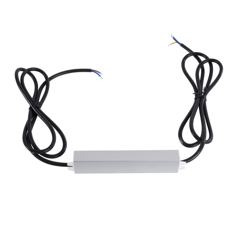 GloboStar® 60961 Αδιάβροχο Τροφοδοτικό SELV για Προϊόντα Φωτισμού LED 36W 1.5A - AC 220-240V σε DC 24V με 1.2m VDE Καλώδιο Παροχής & Εξόδου Τροφοδοσίας - Αδιάβροχο IP68 - M17 x W3 x H2cm  - 3 Χρόνια Εγγύηση