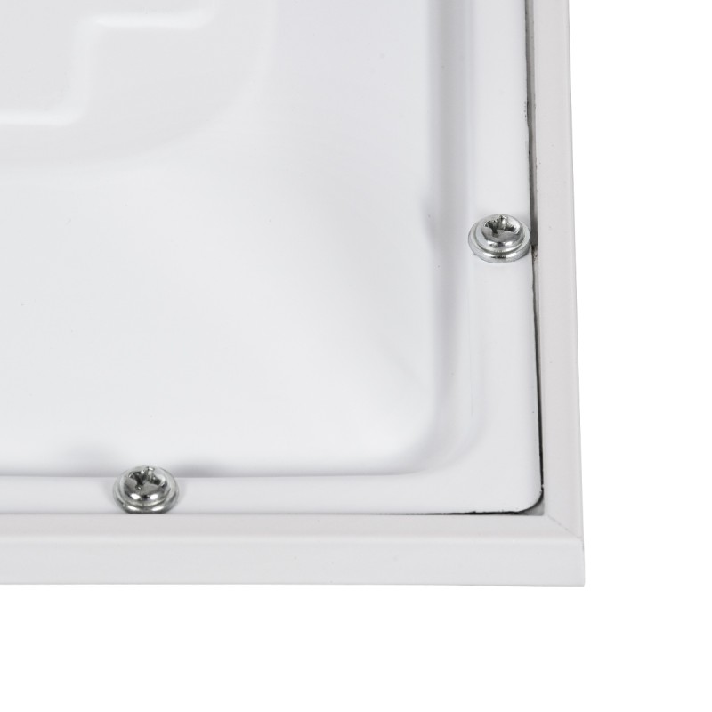 GloboStar® ZEUS 60968 Χωνευτό LED Panel 60x60cm 48W 7440lm 120° CRI≥86Ra UGR<19 Anti-Glare Shield Diffuser AC 220-240V IP44 Μ60 x Π60 x Υ3.3cm - Ψυχρό Λευκό 6000K - Bridgelux High Lumen Chips - TÜV Certified Driver - 5 Years Warranty