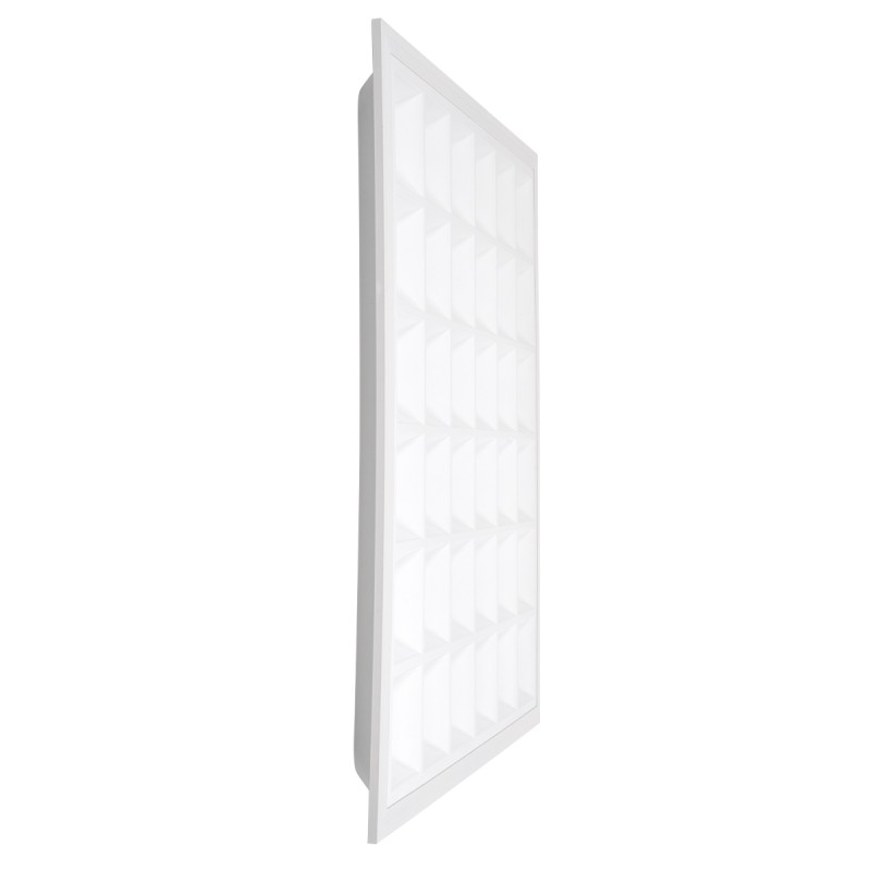 GloboStar® ZEUS 60970 Χωνευτό LED Panel 60x60cm 48W 6960lm 120° CRI≥86Ra UGR<19 Anti-Glare Shield Diffuser AC 220-240V IP44 Μ60 x Π60 x Υ3.3cm - Θερμό Λευκό 2700K - Bridgelux High Lumen Chips - TÜV Certified Driver - 5 Years Warranty