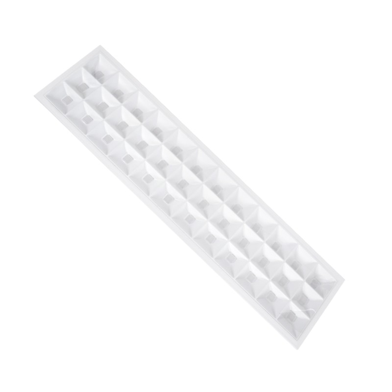 GloboStar® ZEUS 60971 Χωνευτό LED Panel 120x30cm 48W 7440lm 120° CRI≥86Ra UGR<19 Anti-Glare Shield Diffuser AC 220-240V IP44 Μ60 x Π60 x Υ3.3cm - Ψυχρό Λευκό 6000K - Bridgelux High Lumen Chips - TÜV Certified Driver - 5 Years Warranty