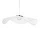 GloboStar® ACRYLICA 60975 Κρεμαστό Φωτιστικό Οροφής Design LED CCT 20W 2240lm 360° AC 220-240V - Εναλλαγή Φωτισμού μέσω Διακόπτη On/Off All In One Ψυχρό 6000k+Φυσικό 4500k+Θερμό 2700k Φ60cm - Μαύρο με Διάφανο Laser Designed Plexiglass - 3 Years Warranty
