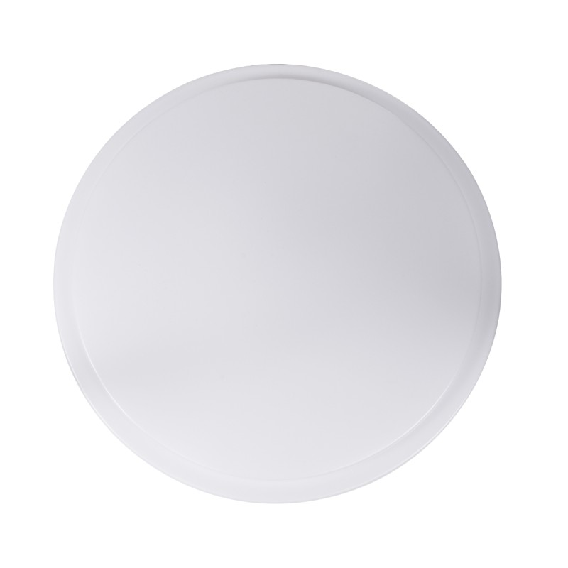 GloboStar® SENSORANO 60994 Πλαφονιέρα Οροφής LED 30W 3000lm 120° AC 220-240V με Ενσωματωμένο Σύστημα Ρυθμιζόμενου Microwave Αισθητήρα Κίνησης - Αδιάβροχη IP54 Φ38 x Υ5.3cm Ψυχρό Λευκό 6000K - Λευκό - Bridgelux Chips - 3 Years Warranty