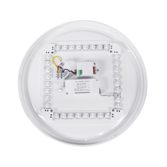 GloboStar® SENSORANO 60994 Πλαφονιέρα Οροφής LED 30W 3000lm 120° AC 220-240V με Ενσωματωμένο Σύστημα Ρυθμιζόμενου Microwave Αισθητήρα Κίνησης - Αδιάβροχη IP54 Φ38 x Υ5.3cm Ψυχρό Λευκό 6000K - Λευκό - Bridgelux Chips - 3 Years Warranty GloboStar® SENSORANO 60994 Πλαφονιέρα Οροφής LED 30W 3000lm 120° AC 220-240V με Ενσωματωμένο Σύστημα Ρυθμιζόμενου Microwave Αισθητήρα Κίνησης - Αδιάβροχη IP54 Φ38 x Υ5.3cm Ψυχρό Λευκό 6000K - Λευκό - Bridgelux Chips - 3 Years Warranty