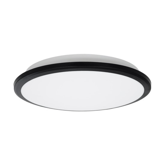 GloboStar® TUFFIN 60997 Πλαφονιέρα Οροφής LED 24W 2640lm 120° AC 220-240V Αδιάβροχη IP54 Φ30 x Υ6.5cm Φυσικό Λευκό 4500K - Μαύρο - Bridgelux Chips - 3 Years Warranty GloboStar® TUFFIN 60997 Πλαφονιέρα Οροφής LED 24W 2640lm 120° AC 220-240V Αδιάβροχη IP54 Φ30 x Υ6.5cm Φυσικό Λευκό 4500K - Μαύρο - Bridgelux Chips - 3 Years Warranty