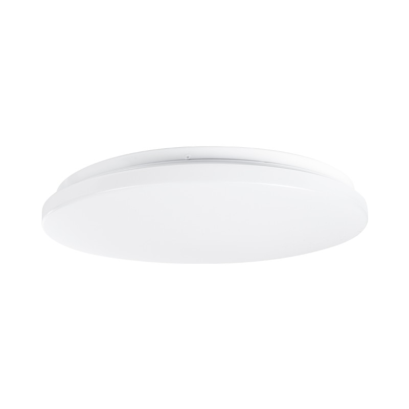GloboStar® CELANO 61010 LED Πλαφονιέρα Οροφής Στρόγγυλη Φ33 30W 2700lm 120° AC 220-240V Αδιάβροχη IP54 Φ33 x Υ6cm Θερμό Λευκό 2700K - 3 Χρόνια Εγγύηση