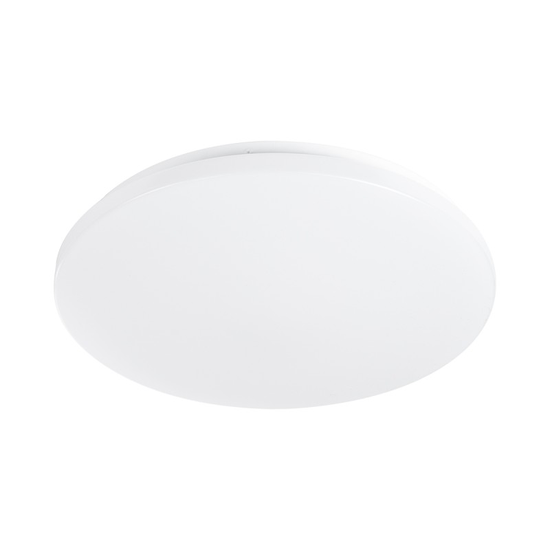 GloboStar® CELANO 61010 LED Πλαφονιέρα Οροφής Στρόγγυλη Φ33 30W 2700lm 120° AC 220-240V Αδιάβροχη IP54 Φ33 x Υ6cm Θερμό Λευκό 2700K - 3 Χρόνια Εγγύηση