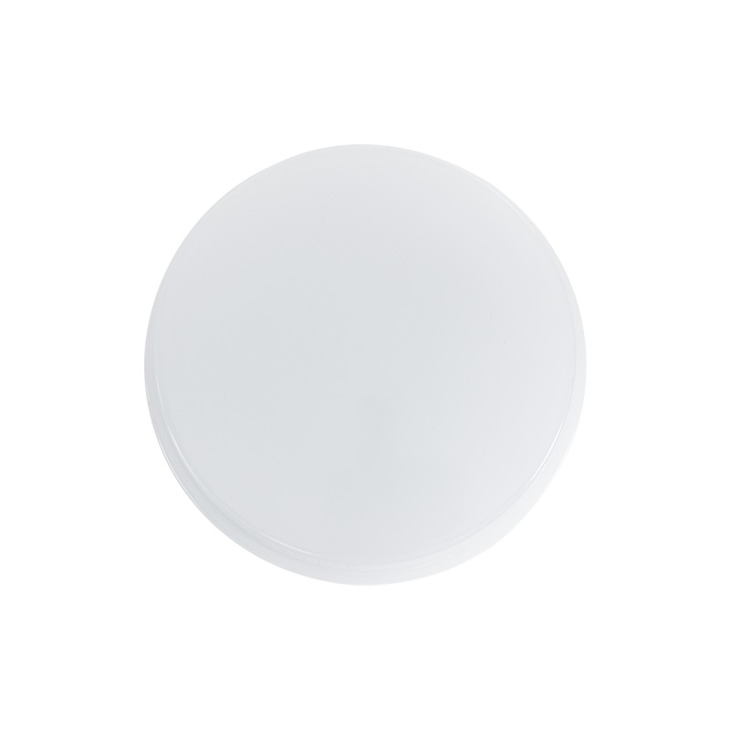 GloboStar® REVANO 61011 LED Πλαφονιέρα Οροφής Στρόγγυλη Φ12 12W 1200lm 180° AC 220-240V Αδιάβροχη IP54 Φ12 x Υ4.5cm Ψυχρό Λευκό 6000K - 2 Χρόνια Εγγύηση