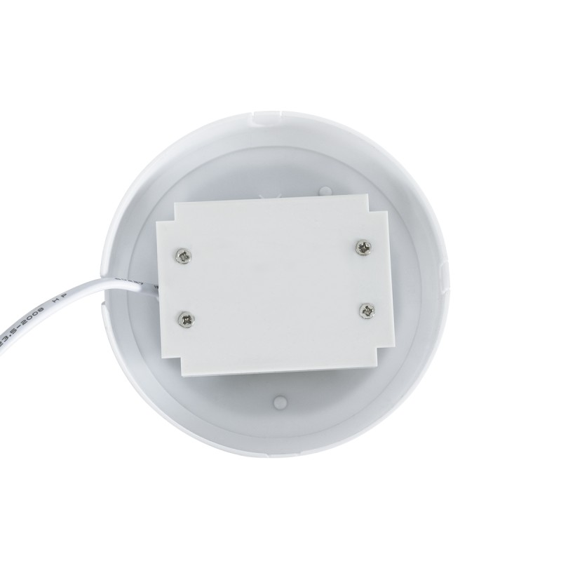 GloboStar® REVANO 61013 LED Πλαφονιέρα Οροφής Στρόγγυλη Φ12 12W 1080lm 180° AC 220-240V Αδιάβροχη IP54 Φ12 x Υ4.5cm Θερμό Λευκό 2700K - 2 Χρόνια Εγγύηση
