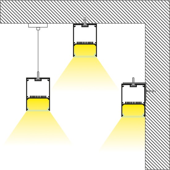 GloboStar® FELIX 61028-W Γραμμικό Φωτιστικό Τοίχου - Απλίκα Linear LED CCT 54W 6500lm 120° AC 220-240V Μ120 x Π3.5 x Υ7cm - Εναλλαγή Φωτισμού μέσω Τηλεχειριστηρίου All In One Ψυχρό 6000k+Φυσικό 4500k+Θερμό 2700k Dimmable - Μαύρο - 3 Years Warranty GloboStar® FELIX 61028-W Γραμμικό Φωτιστικό Τοίχου - Απλίκα Linear LED CCT 54W 6500lm 120° AC 220-240V Μ120 x Π3.5 x Υ7cm - Εναλλαγή Φωτισμού μέσω Τηλεχειριστηρίου All In One Ψυχρό 6000k+Φυσικό 4500k+Θερμό 2700k Dimmable - Μαύρο - 3 Years Warranty