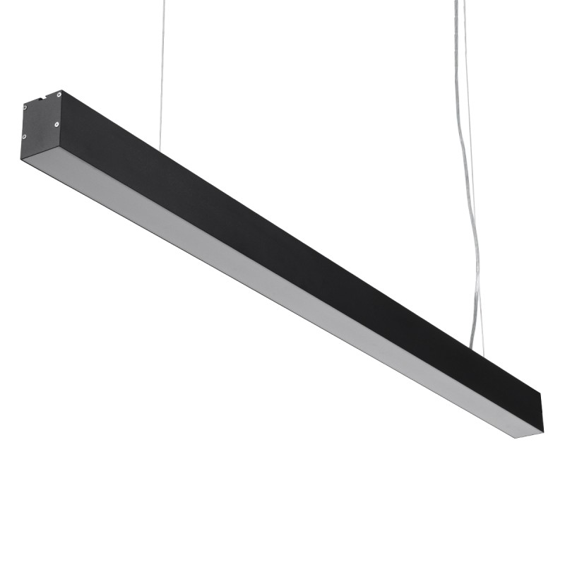 GloboStar® ORION 61030-S Γραμμικό Φωτιστικό Οροφής Linear LED CCT 72W 8600lm 120° AC 220-240V Μ120 x Π5.5 x Υ7cm - Εναλλαγή Φωτισμού μέσω Τηλεχειριστηρίου All In One Ψυχρό 6000k+Φυσικό 4500k+Θερμό 2700k Dimmable - Μαύρο - 3 Years Warranty
